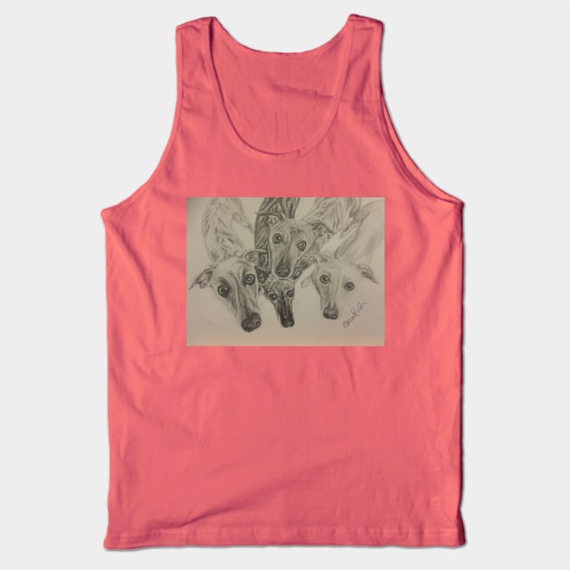 Whippets Tank Top by Merlinsmates